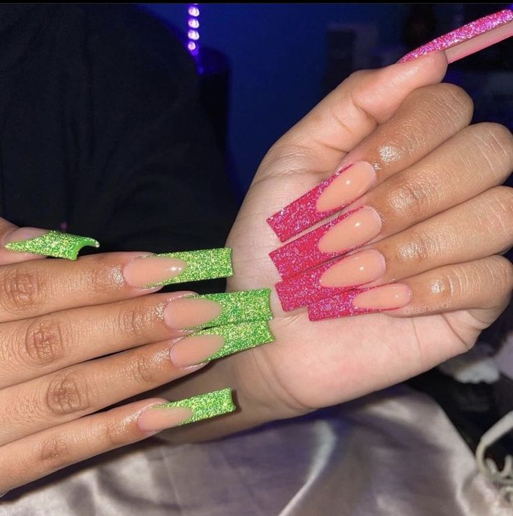 Daily Nails, Hello Nails, Airbrush Nails, Drip Nails, Long Nail Designs, Claw Nails, Simple Acrylic Nails, Exotic Nails, Long Acrylic Nails Coffin