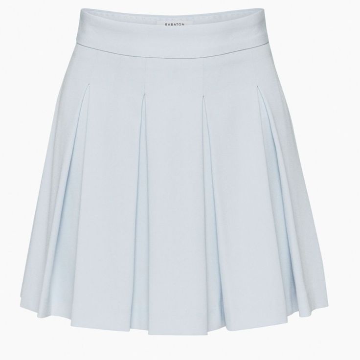 Size 4, Light Blue Tennis Skirt From Aritzia Color Name: Cement Blue New Without Tags, Never Worn, No Flaws, Just A Little Wrinkled From Storage Crepe Material (82% Triacetate, 18% Polyester) Original Website Photos Are Color Accurate Elegant Light Blue Mini Skirt, Blue Pleated Skort For Work, Blue Pleated Skort For Workwear, Chic Blue Tennis Skirt For Spring, Light Blue Skirt For Workwear, Light Blue Skirt For Work, Light Blue Pleated Mini Skirt, Classic Blue Pleated Skirt For Spring, Light Blue Flowy Mini Skirt