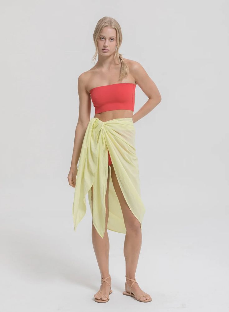 This TRINITY WRAP SKIRT is the perfect addition to any wardrobe. With a versatile design, it can be worn three ways and its 100% cotton fabric is perfect for wearing to the beach, pool or anywhere else during the day. Its one-size-fits-all construction ensures maximum comfort and convenience. Perfect for style-conscious women on the go! Hand or machine wash. Flat or line dry, or lightly tumble, avoid over drying. Beachwear Skirt For Beach Season, Summer Vacation Stretch Skirt, Beachwear Skirt For Summer Beach Party, Beachwear Skirt For Vacation, Stretch Summer Skirt For Beach Season, Beachwear Mini Skirt For Vacation, Beachwear Skirt For Vacation Day Out, Summer Stretch Swim Skirt For Day Out, Stretch Beachwear For A Day Out