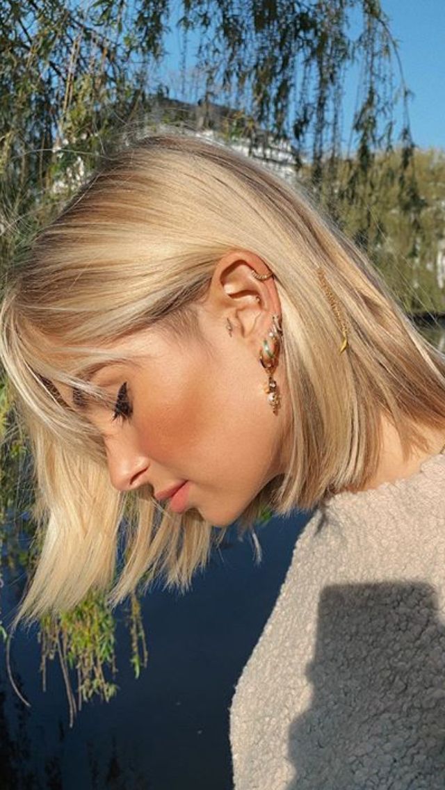 Elegant Short Hair, Medium Length Blonde Hair, Kort Bob, Honey Blonde Hair, Blonde Hair Inspiration, Blonde Hair Looks, Cute Hairstyles For Short Hair, Hair Crush, Bob Haircut