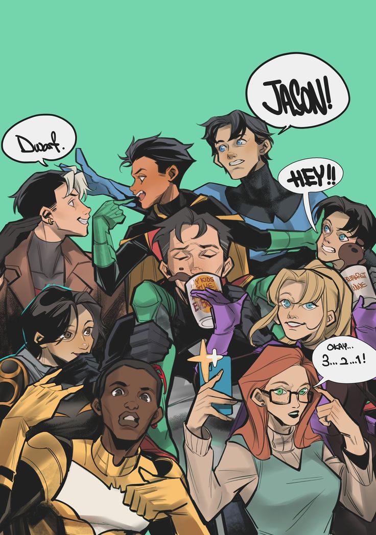 an image of a group of people with speech bubbles