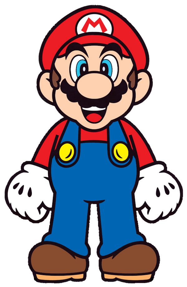 an image of mario from the nintendo video game cartoon character drawing, person, super mario bros