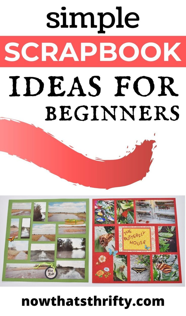 the simple scrapbook ideas for beginners