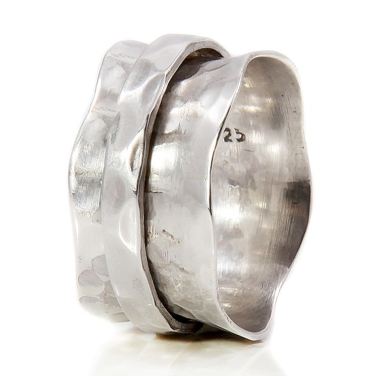 Handmade Sterling Silver Spinning Ring by Charlotte's Web | Charlotte's Web