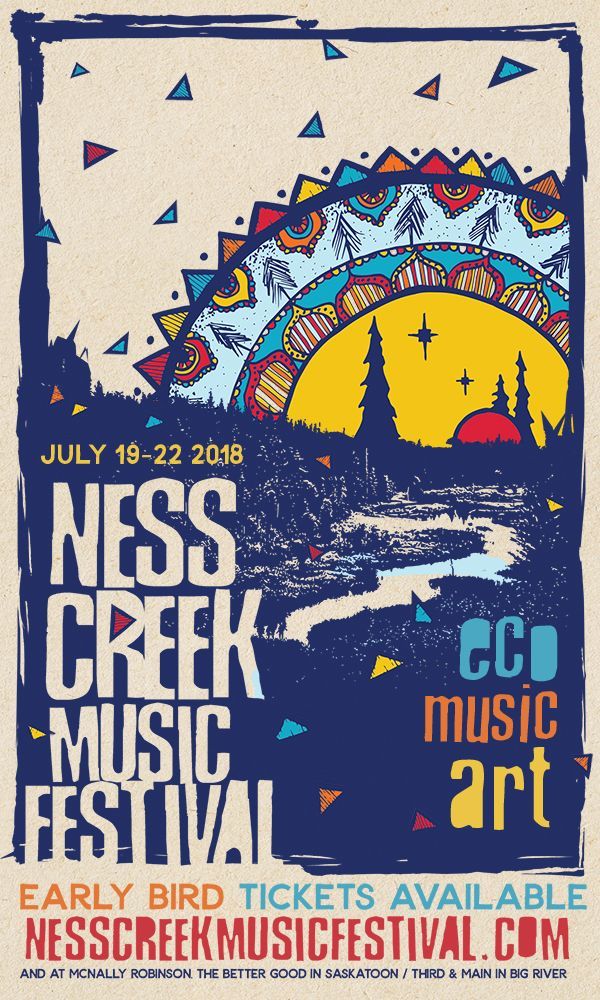 the poster for ness creek music festival