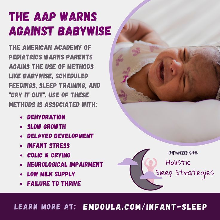 an ad for the babysith sleep program is shown in purple and white colors