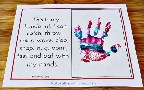 this is an image of a handprint poem