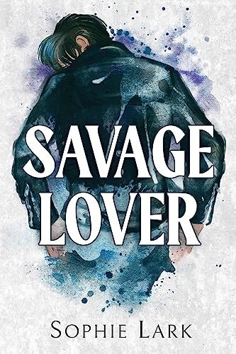 a book cover with an image of a man in a black jacket and the words savage lover