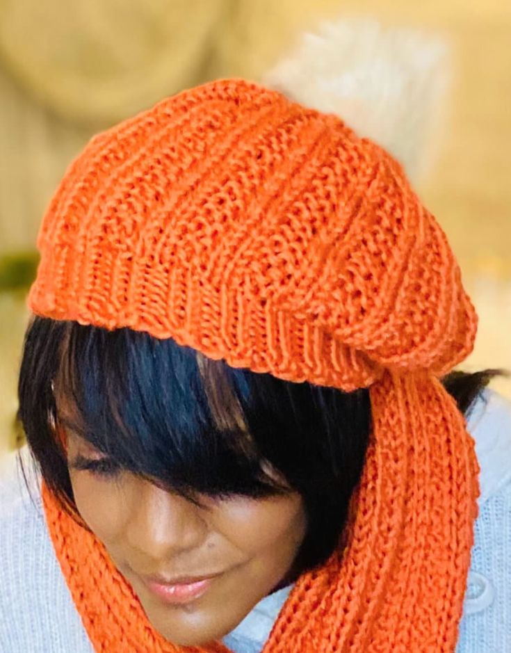 This lovely hand knit, Silk, merino wool hat with a Faux fur pom pom is a stylish warm fashion addition to your cool weather ensemble. Adult size beanie is sized for the average female head. Winter Orange Hat, One Size Fits Most, Yellow Knitted Hat, One Size Fits Most, Winter Orange Yarn Hat, Orange Crochet Hat, One Size Fits Most, Orange Knitted One-size Hat, Female Head, Faux Fur Pom Pom, Fur Pom Pom, Wool Hat