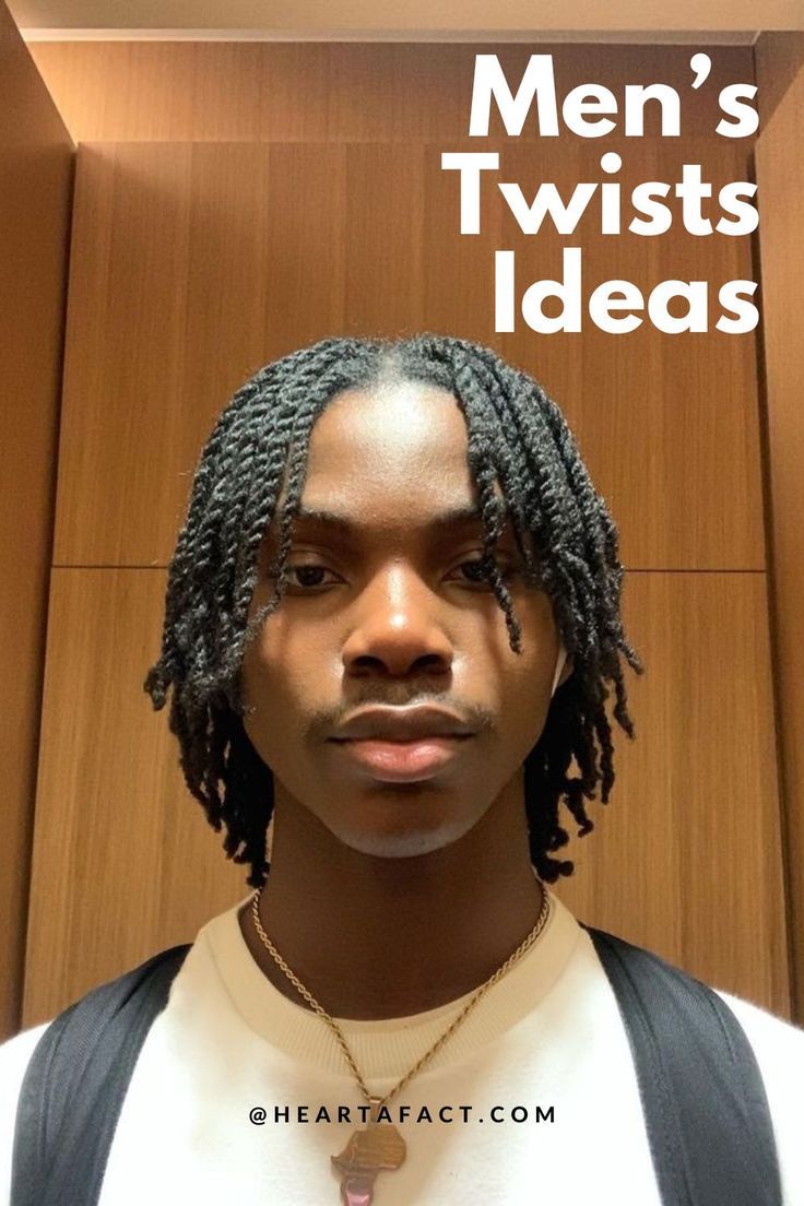 12 Trending Twists for Men (Video + Gallery) | Men's Hairstyle Ideas Black Guys Hairstyles Twists, Afro Hair Twists, Hair Style Men, Twist Hair Men, Two Strand Twist Hairstyles, Cornrow Braids Men, Mens Twists Hairstyles, Hair Twists Black, Dread Hairstyles For Men