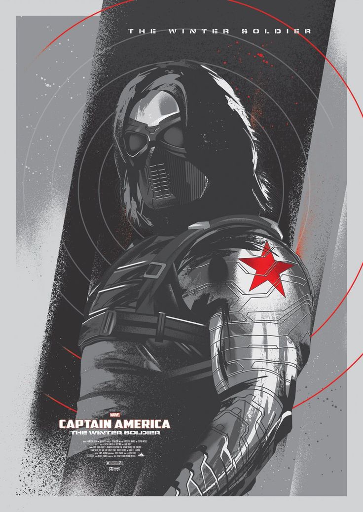 captain america the winter soldier movie poster by steve mcrobina, via flickon com