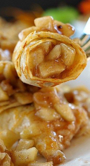 a close up of food on a plate with a fork