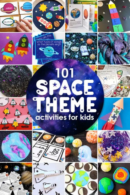 space theme activities and crafts for kids