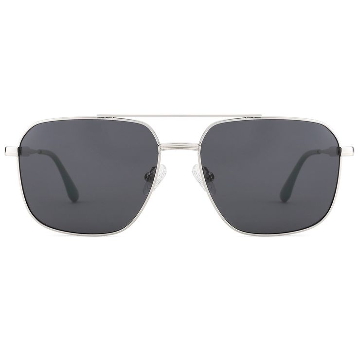 These classic aviator sunglasses feature a lightweight yet substantial metal frame, complete with a timeless double bridge for added style and support. The polarized lenses provide 100% UV protection, ensuring clear and comfortable vision while shielding your eyes from harmful rays. Spring hinges and adjustable nose pads offer a secure, customized fit, making them ideal for extended wear. Perfect for heart and oval face shapes, these aviators combine classic design with modern comfort for everyd Oval Face Shapes, Oval Face, Square Glasses, Polarized Lenses, Frame Sizes, Aviator Sunglasses, Prescription Lenses, Face Shapes, Square Sunglasses