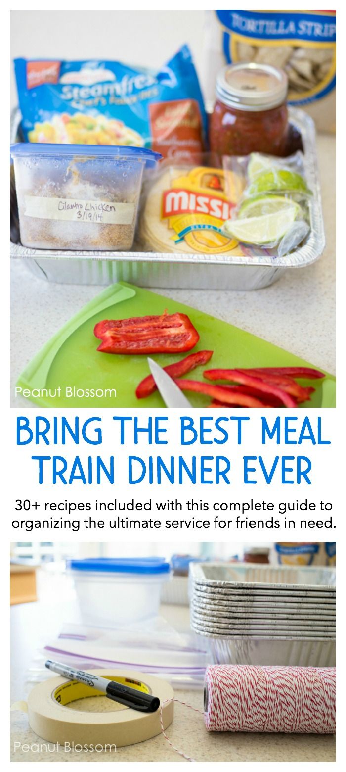 the best meal train dinner ever is on display in front of an open container with vegetables and