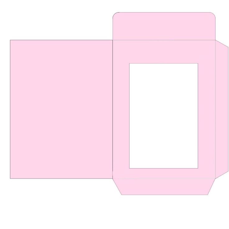 two pink envelopes on a white background