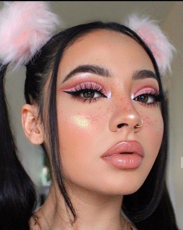 Trucco Glam, Rosa Make-up, Make Up Designs, Maquillage On Fleek, Makeup Cute, Mekap Mata, Makeup Tip, Smink Inspiration, Eye Makeup Steps