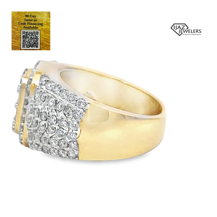 14K Gold 2.95 CTW Diamond Ring Available With These Specifications: Metal: 14K Gold Color: Yellow Weight: 14.3 g Stones: Diamond Shape: Round CTW: 2.95 SZ: 10 (Resizing Available) Gia Certified 14k Gold Cluster Ring, White Diamond Round Signet Ring, Luxury Gia Certified Cluster Ring In Yellow Gold, Luxury Gia Certified Yellow Gold Cluster Ring, Luxury White Gia Certified Cluster Ring, White Diamond Signet Ring For Anniversary, White Signet Ring With Diamond Accents For Anniversary, White Diamond Oval Signet Ring, Luxury 14k Gold Gia Certified Rings