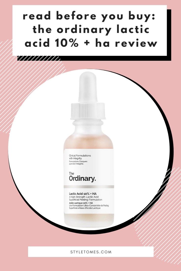 Wondering if The Ordinary Lactic Acid 10% + HA is for you? We review the formula for its anti-aging and hydrating properties and put it to the glow test. #skincare The Ordinary Lactic Acid 10% + Ha Review, The Ordinary Lactic Acid 10% + Ha, Lactic Acid The Ordinary, Lactic Acid Benefits, The Ordinary Alpha Arbutin, The Ordinary Lactic Acid, Moisturizing Routine, Anti Aging Skincare Routine, Skincare Diy