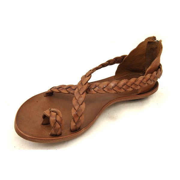 Women's Cydwoq Sandal Brown Closed Toe Slingback Sandals For Vacation, Brown Toe Post Sandals For Summer, Brown Open Toe T-strap Sandals For Beach, Brown Toe Post Sandals For The Beach, Beach Toe Ring Sandals With Open Heel, Brown Ankle Strap Sandals With Rubber Sole, Brown Flip Flops With Single Toe Strap For Summer, Brown Toe Post Slingback Sandals, Brown T-strap Sandals With Woven Sole And Open Toe