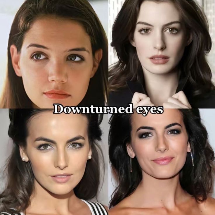 Eyes Description Writing, Sunken Eyes Aesthetic, Downturn Eye Makeup, Downturned Makeup, Downturned Eyes Aesthetic, Hunter Eyes Woman, Makeup Downturned Eyes, Sunken Eyes Makeup, Hooded Downturned Eyes