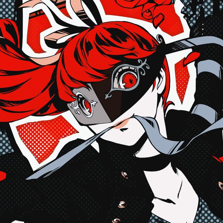 a woman with red hair and black glasses holding a knife in front of her face