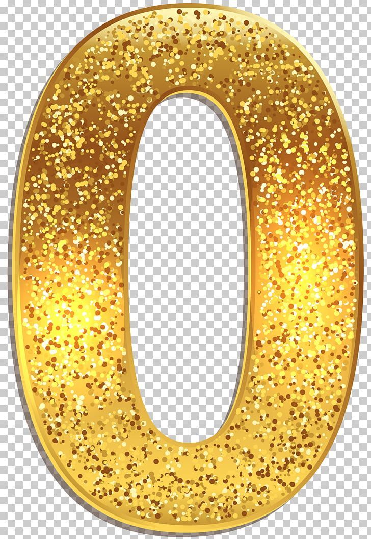 the letter o in gold glitter on a transparent background, with no background clipping