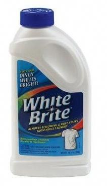 white brite liquid is shown on a white background