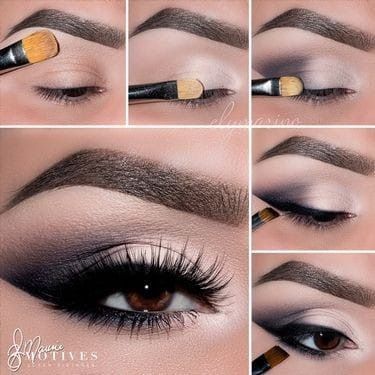 Smokey Eye Makeup Tutorial, Make Up Tutorial, Makeup Tutorial Eyeshadow, Eye Makeup Steps, Makijaż Smokey Eye, Eye Makeup Designs, Makeup Step By Step, Makeup Eye Looks, Smokey Eyes