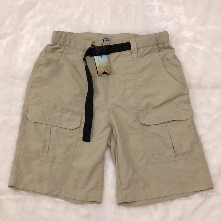 Ocean Coast Tan Color Size 32 Khaki Cargo Shorts For Hiking, Casual Bermuda Shorts For Outdoor Activities, Spring Outdoor Cargo Knee-length Shorts, Spring Outdoor Cargo Shorts, Khaki Hiking Shorts, Beige Cargo Shorts For Outdoor, Beige Shorts With Pockets For Outdoor Activities, Khaki Bermuda Shorts For Outdoor, Spring Outdoor Knee-length Cargo Shorts