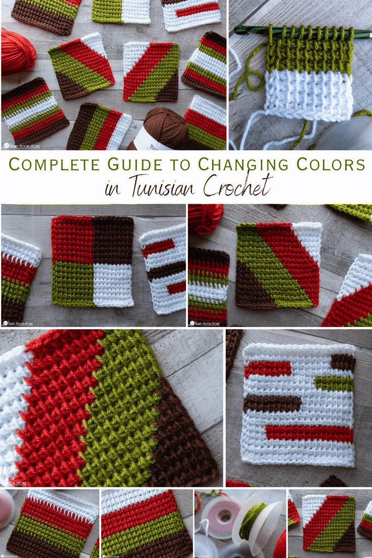 the complete guide to changing colors in crochet