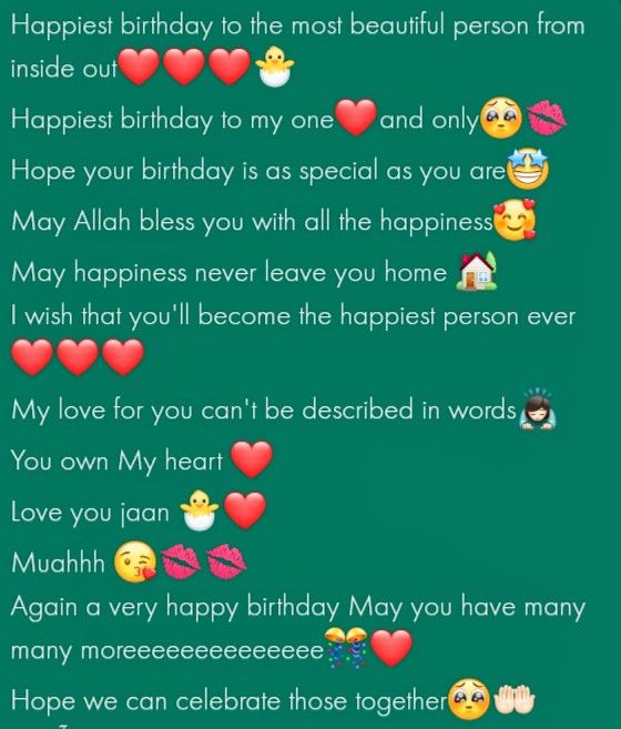 the birthday message for someone who is happy to be in their life and it looks like they