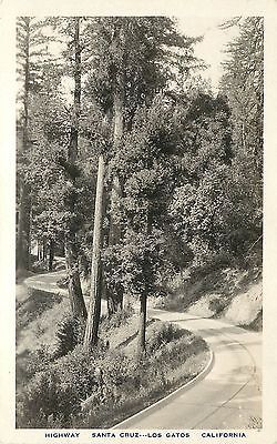 an old black and white photo of a road in the woods with trees on both sides