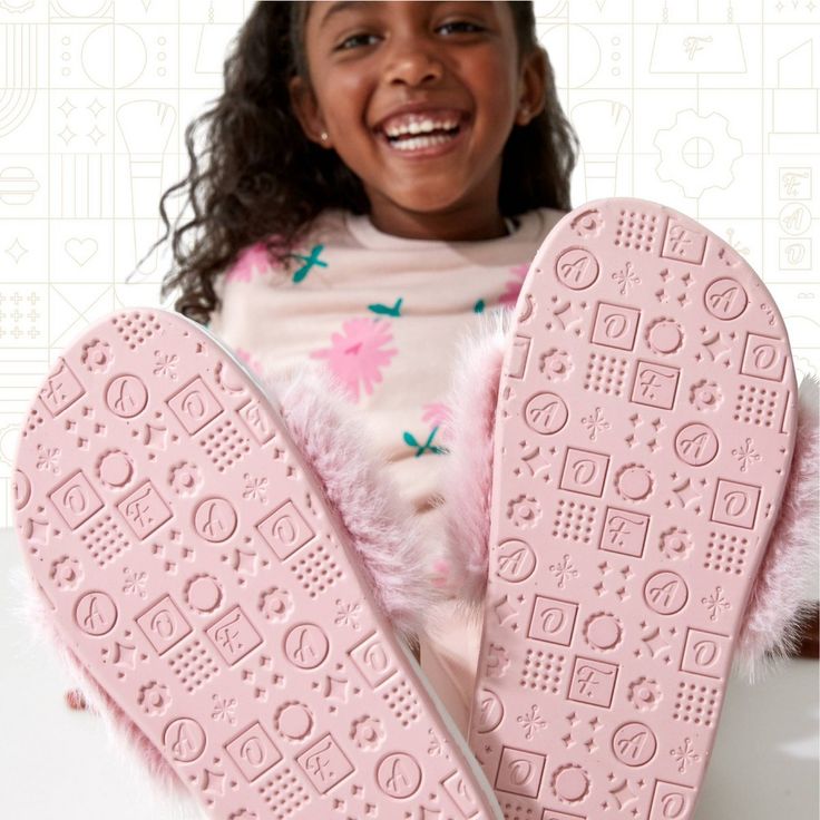 Gift your little one the luxury of spa-like pampering right at home with the F.A.O. Schwarz® Pampered Play Slipper & Pedicure Set. This meticulously curated 11-piece set promises a delightful and wholesome pedicure experience, combining both fun and self-care. Starting with a relaxing foot soak, the journey to beautiful feet is made easier with the inclusion of four different foot soaks. Once relaxed, kids can proceed to give their nails a makeover with three vivid, tested-safe nail polish color Spa Set For Kids, Kids Spa Slippers, Fun Synthetic Indoor Slippers, Pedicure Kit Products, Safe Nail Polish, Foot Soaks, Playful Pink Non-slip Slippers, Fao Schwarz, Pedicure Set