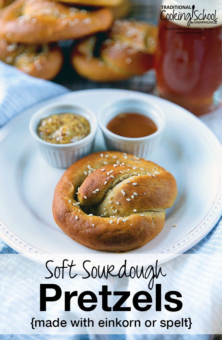 soft sourdough pretzels made with enikoon or speltt