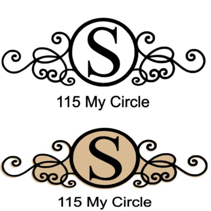 the letter s is for my circle and i'm not sure how to use it