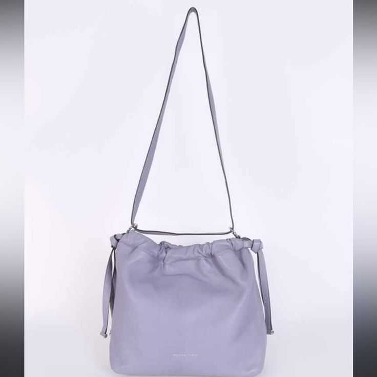 Never Worn H- 12 Inches W- 13 Inches D- 4 Inches Michael Kors Casual Tote Bag, Casual Michael Kors Shoulder Bag For Shopping, Purple Hobo Bag For Shopping, Casual Michael Kors Shoulder Bag With Double Handle, Casual Michael Kors Shoulder Bag For Errands, Everyday Michael Kors Bags, Purple Bags With Adjustable Strap For Spring, Purple Spring Bag With Adjustable Strap, Daily Use Purple Soft Leather Shoulder Bag