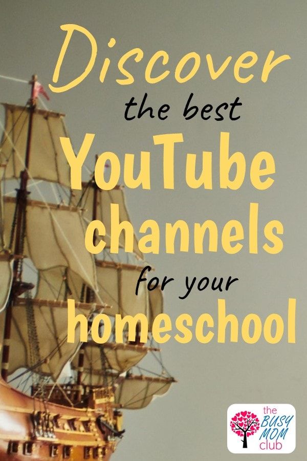 a toy ship with the words discovering the best youtube tube channels for your homeschool