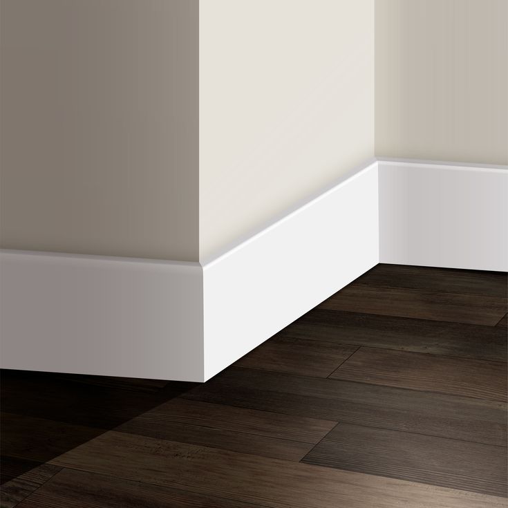 allen+roth pine baseboard moulding is the ultimate choice for enhancing any interior project with natural beauty and lasting performance. Crafted from premium pine, our baseboard moulding offer unmatched warmth, durability, and versatility. Whether accentuating interiors with baseboard trim or utilizing the profile for a build up, our pine baseboard moulding infuses spaces with rich detail and elegance. Each piece is easily installed with brad nails or finishing nails. Elevate your space with th Bedroom Trim Ideas Baseboards, Modern Floor Molding, Interior Baseboard Trim Ideas, Wide Trim Baseboards, 6in Baseboards, Floor Baseboards Modern, Base Trim Ideas Baseboards, Square Baseboards, Bedroom Baseboards