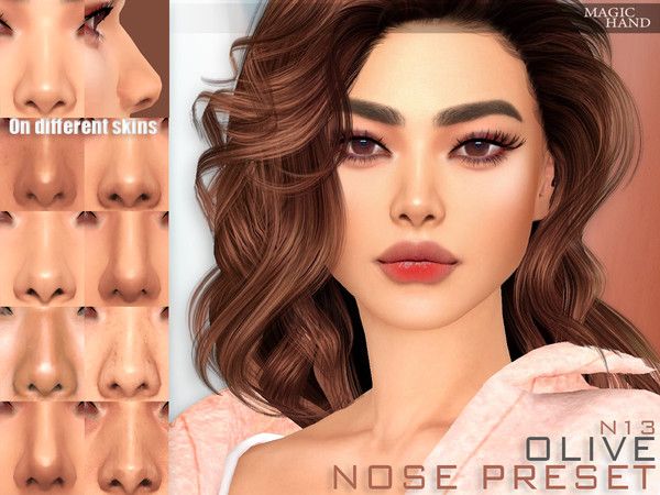 the nose preset for males and females