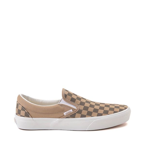 Vans Slip-On Checkerboard Skate Shoe - Block Brown Brown Checkered Vans Outfit, Checkered Vans Outfit, Brown Vans, Vans Skate Shoes, Checkered Shoes, Brown Checkered, Vans Outfit, Checkered Vans, Vans Skate