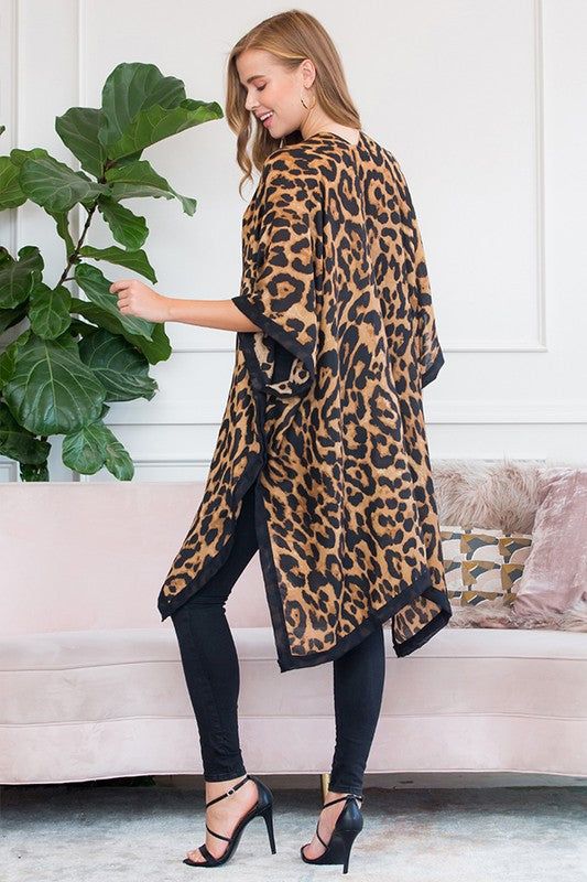 Absolutely Beautiful! One Size Open Leopard Cardigan 100%POLYESTER Great Resort Wear! Great Swim Suit Cover up! Stay Sexy! Trendy V-neck Outerwear For Loungewear, Fall Open Front Cover-up For Day Out, V-neck Winter Outerwear For Vacation, Fall Layering Cover-up, Chic Fall Layering Cover-up, Chic Fall Cover-up For Layering, Trendy Open Front Stretch Outerwear, Trendy Stretch Open Front Outerwear, Chic Fall Cover-up