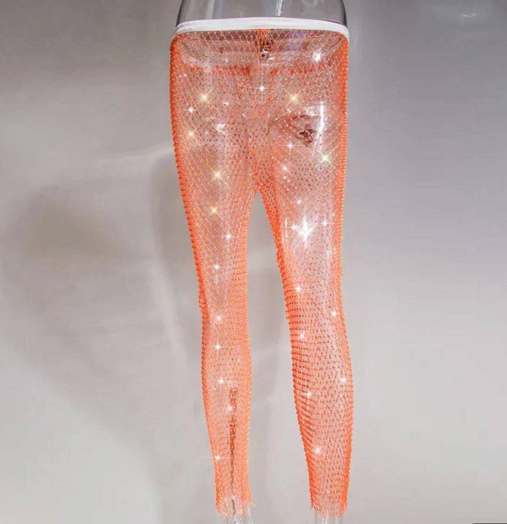 Cynthia Rhinestone Mesh Pants - Hot fashionista High Waist Pants With Rhinestones For Party, High-waisted Party Bottoms With Rhinestones, Fitted Embellished Bottoms For Club, Embellished Fitted Bottoms For Club, High Waist Party Bottoms With Rhinestones, Fitted Party Bottoms With Rhinestones, Party Mesh Stretch Pants, High Waist Bottoms With Rhinestones For Night Out, High Waist Stretch Bottoms With Rhinestones