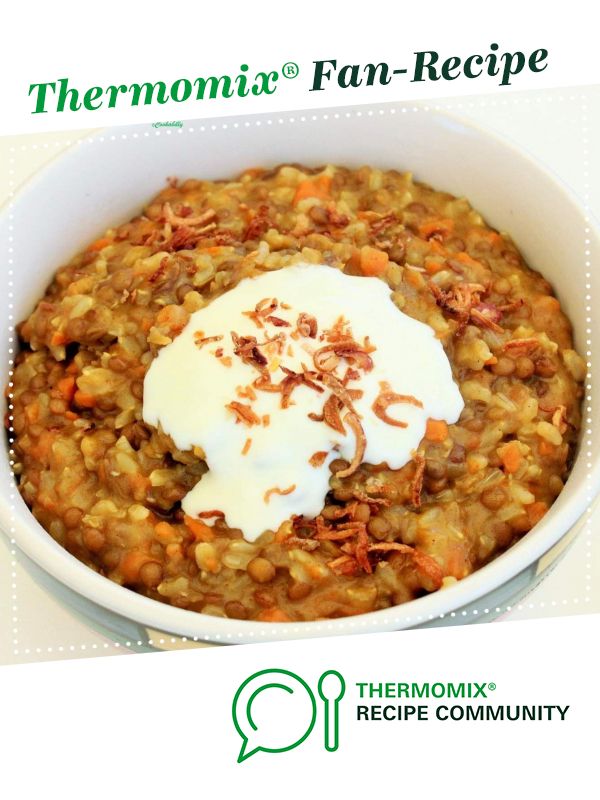 thermomiia pan - recipe with carrots and cream in a white bowl