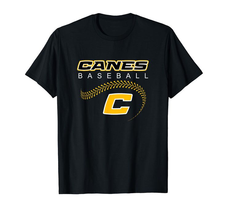 PRICES MAY VARY. If you have a baseball player Canes, this design is great to wear to games to show your support or your favorite pitcher, catcher, outfielder. Perfect birthday gift for anyone who will loves bat and ball season. Great present for mom, dad, brother, sister, son or daughter. Lightweight, Classic fit, Double-needle sleeve and bottom hem School Baseball Shirt Designs, Softball Shirt Designs, Baseball Shirt Designs, Bat And Ball, Present For Mom, Softball Shirt, The Outfield, Sports T Shirt, Presents For Mom