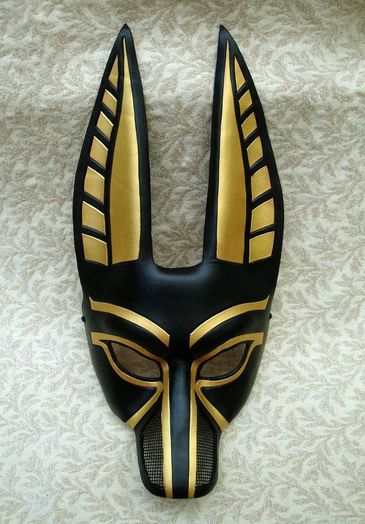 Metropolitan Opera Anubis mask Anubis Mask, Egyptian Mask, Egyptian Party, Egyptian Anubis, Starověký Egypt, Ceramic Mask, Warrior Costume, Antique Porcelain Dolls, Half Mask