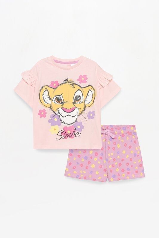 NEW IN - Girl - Kids - | Lefties SPAIN Disney Clothes Kids, Lion King Video, Kids Disney Outfits, Lion King Disney, Baby Pink Clothes, Barbie Kids, Kids Ride On Toys, Ruffle T Shirt, Designer Baby Clothes