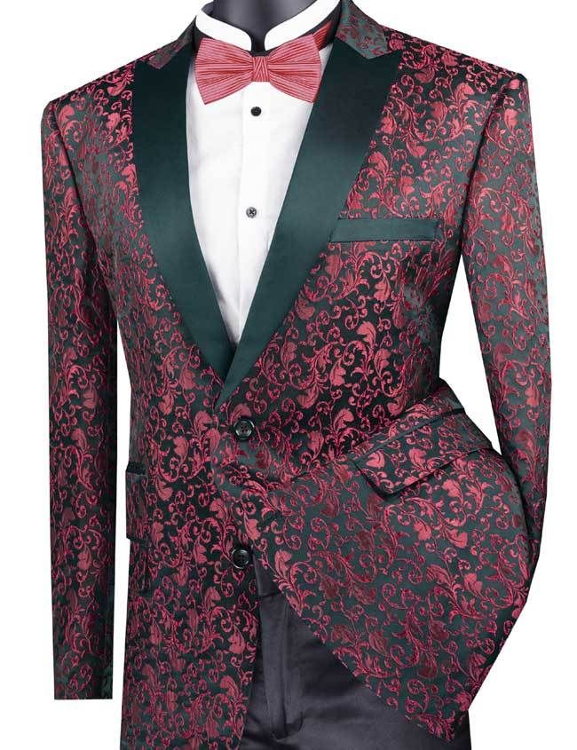 Jacket Only Regular Fit Jacket Single Breasted 2 Button Peak Lapel Floral Pattern More Colors Available Fabric Fine Poly/Rayon Blend Care Instructions Dry Clean Only Package Dimensions 20 x 16 x 2 Inches Shipping Weight 3 Pound(s) Place of Design New York City, US Place of Manufacture Imported Tuxedo For Prom, Singing Groups, Button Shawl, Formal Tuxedo, Pattern Jacket, Wedding Suits Groom, Church Suits, Hat Size Chart, Red Paisley