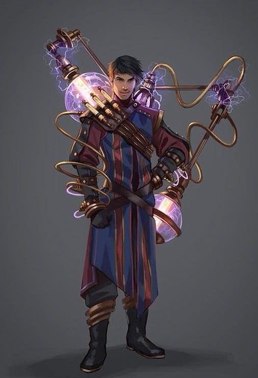 a character from the video game overwatch holding some kind of metal item in his hands