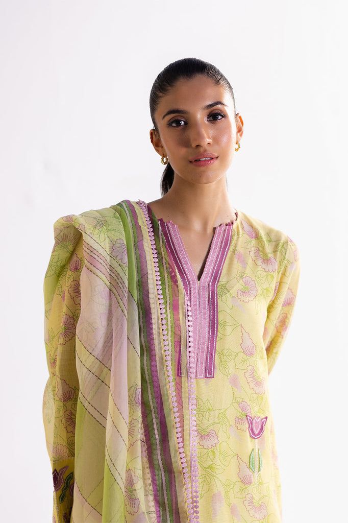 Alyana (C) – Sania Maskatiya International Floral Print Cotton Silk Sets For Spring, Spring Floral Print Cotton Silk Kurta, Cotton Silk Straight Kurta Set For Spring, Pista Green Resham Embroidered Kurta For Spring, Chanderi Green Kurta With Floral Print, Spring Pista Green Kurta With Resham Embroidery, Pista Green Kurta With Resham Embroidery For Spring, Green Bohemian Cotton Silk Sets, Spring Floral Print Cotton Silk Salwar Kameez